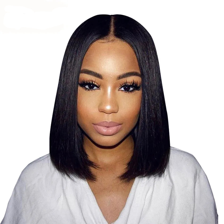 Brazilian Human Hair Short Bob Wigs