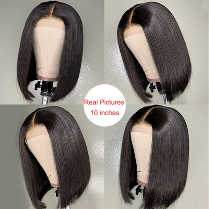 Brazilian Human Hair Short Bob Wigs