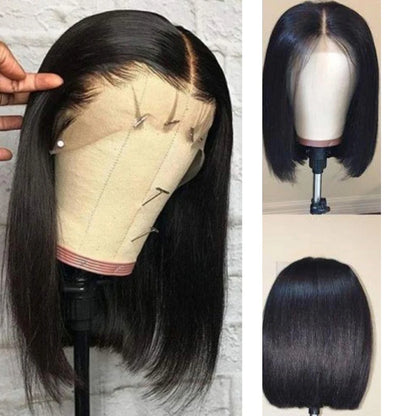 Brazilian Human Hair Short Bob Wigs