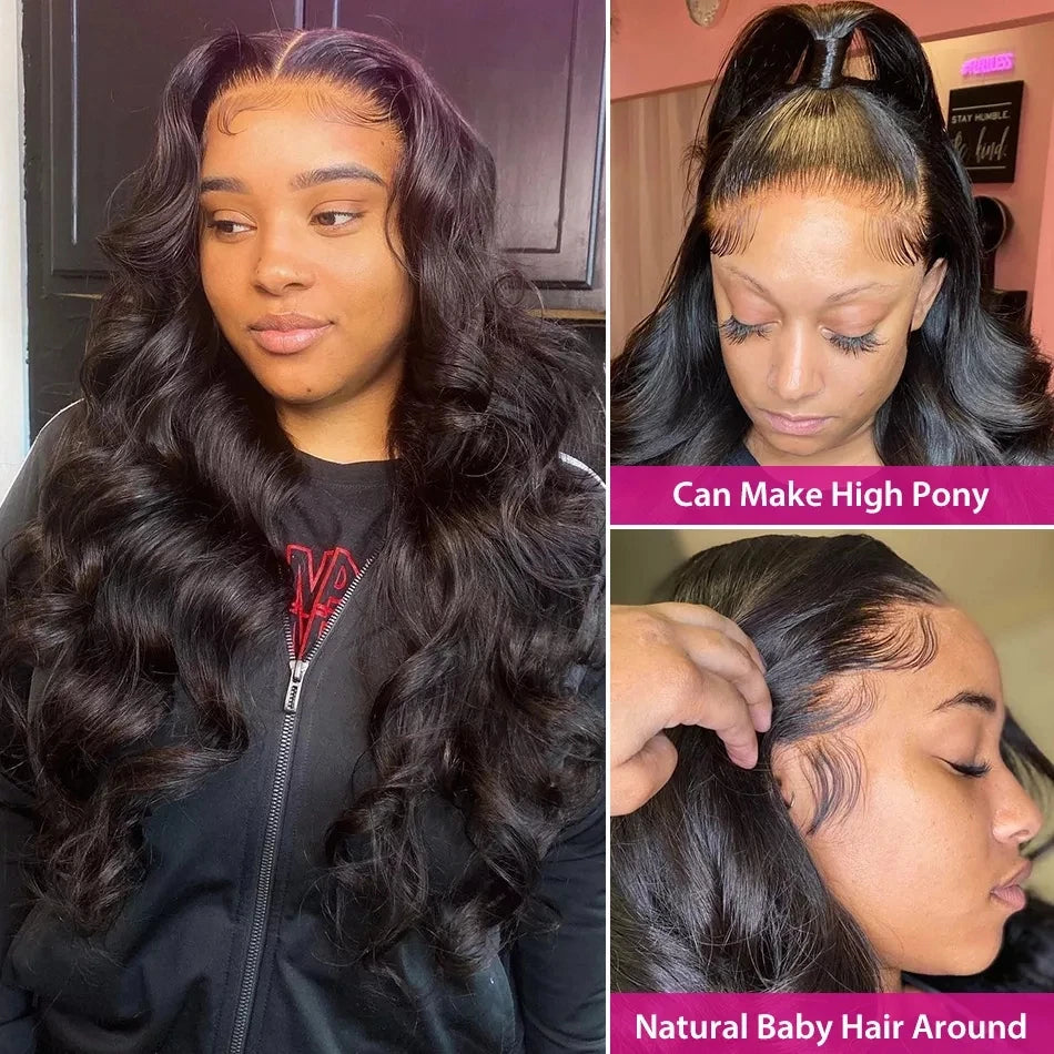 Brazilian Body Wave Human Hair Frontal Wigs