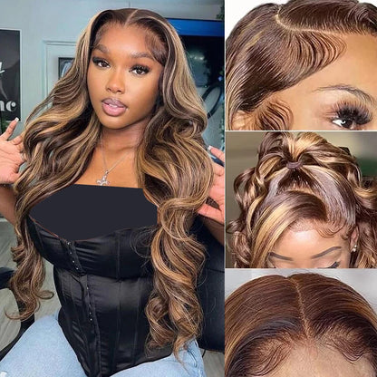 Lace Frontal Wig Blonde Body Wave