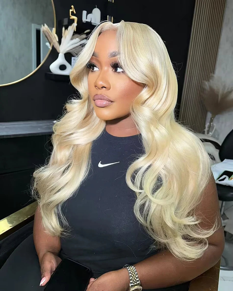 Blonde Lace Frontal Human Hair Wigs