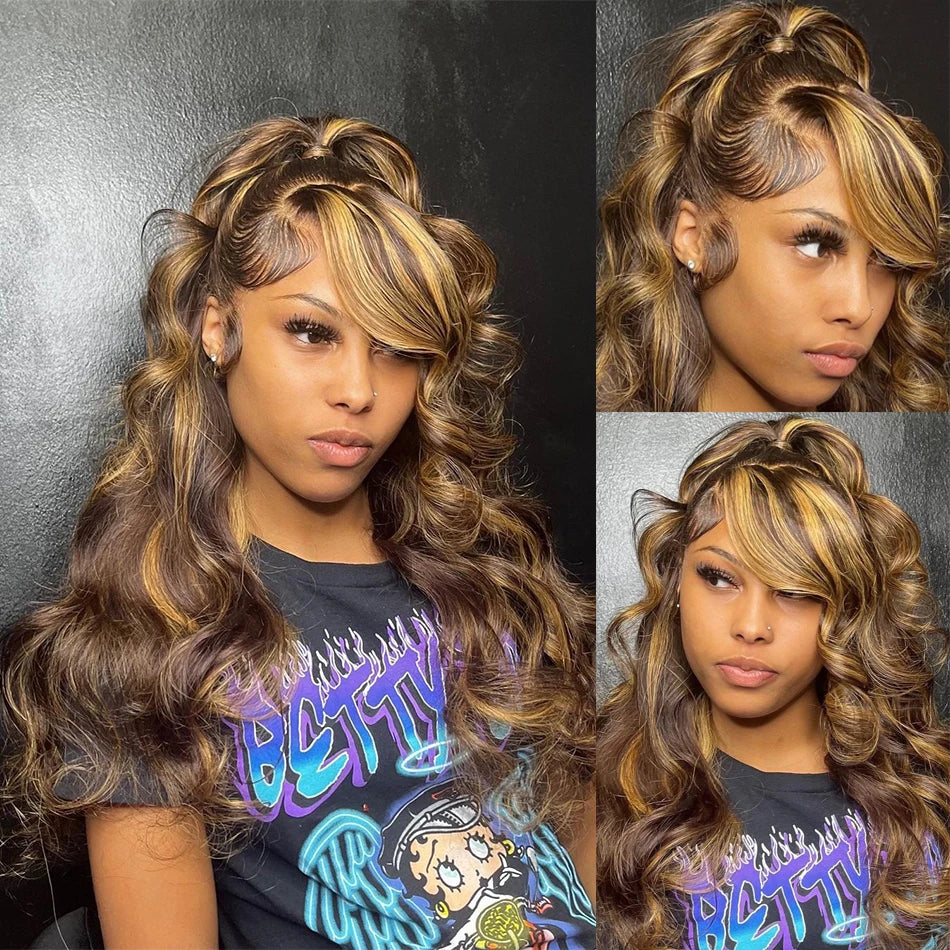 Lace Frontal Wig Blonde Body Wave