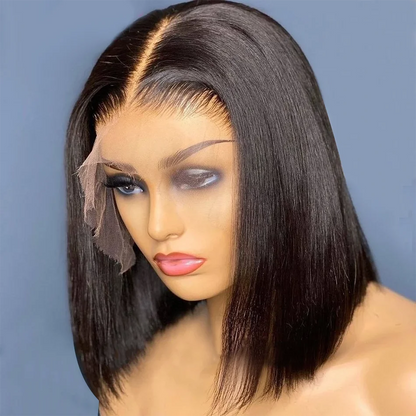 Brazilian Human Hair Short Bob Wigs