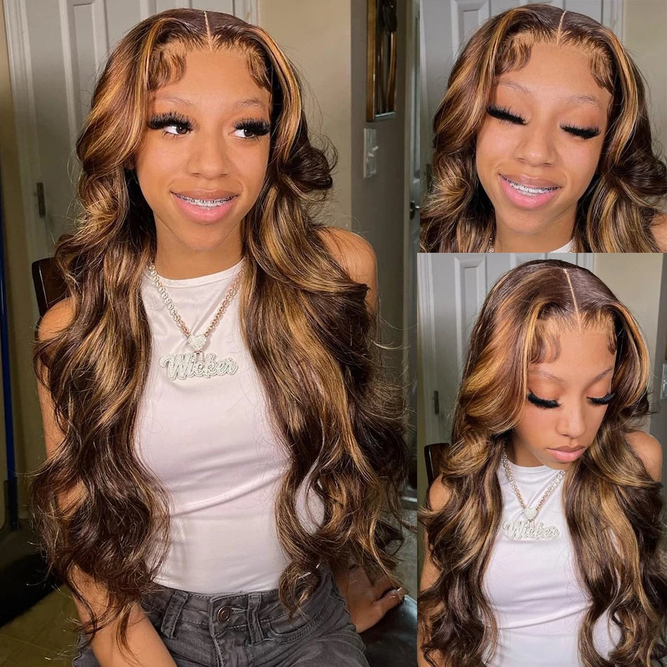 Lace Frontal Wig Blonde Body Wave