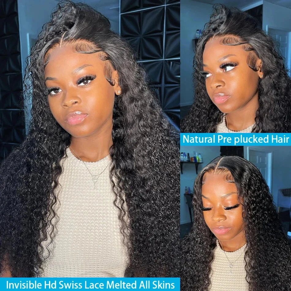 Curly Lace Front Human Hair