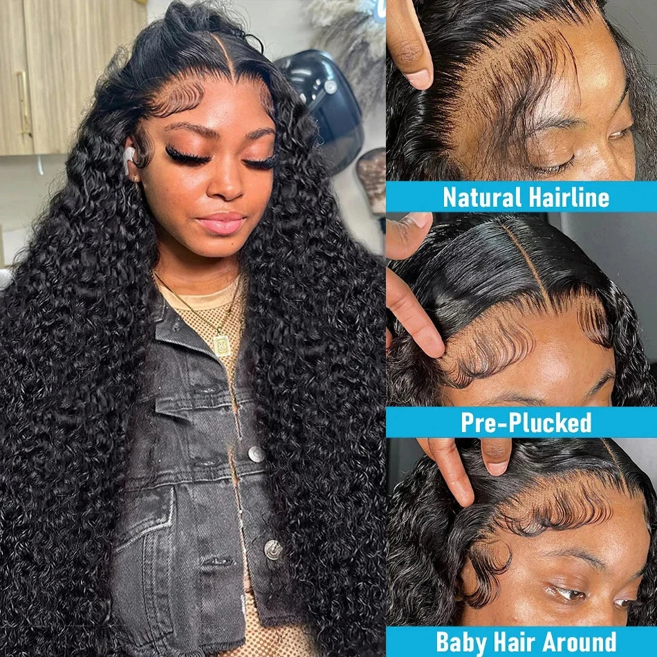 Curly Lace Front Human Hair