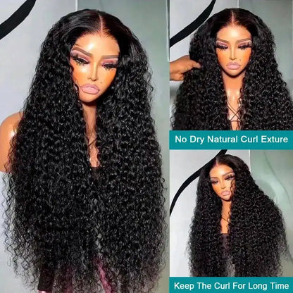 Long Water Curly Human Hair Wig