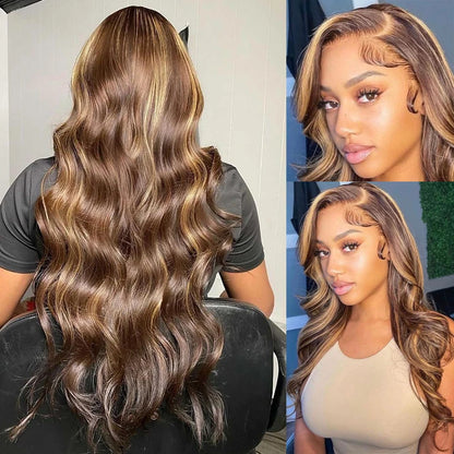 Lace Frontal Wig Blonde Body Wave