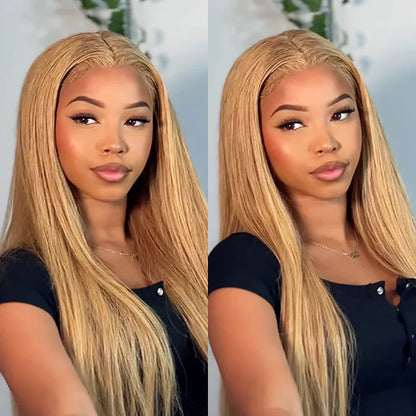 Honey Blonde Colored Human Hair