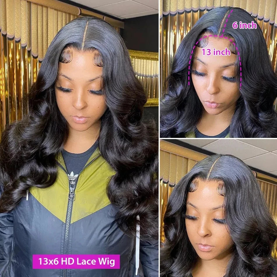 Brazilian Body Wave Human Hair Frontal Wigs